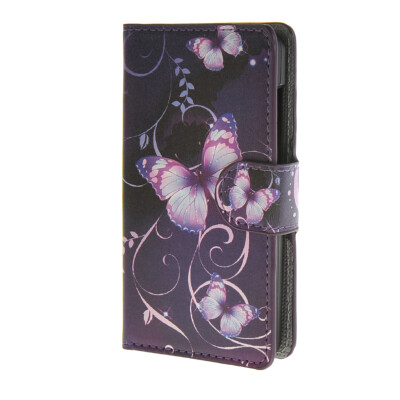 

MOONCASE Butterfly style Leather Wallet Flip Card Slot Stand Pouch Case Cover for Microsoft Lumia 430 A13