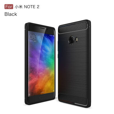 

For Xiaomi Note2 Carbon Fiber Phone Cases Soft Anti-Knock Cover For Xiaomi Note 2 case