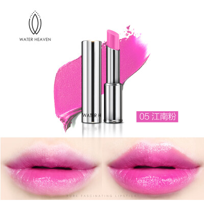 

WATER HEAVEN Crystal Addict Lipstick Vitamins C&E Rich creamy Moisturehigh quality 10 lip color Press Logo opening