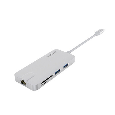 

Lenovo USB Type-C to 4K HD Adapter USB C Hub Type-C to USB 30 20 Converters Cable SD TF Card Reader