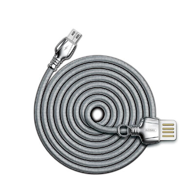 

REMAX Dual USB Metal Micro USB Data Cable braided wire Charger Cable for Samsung S7 S6xiaomi note4 4xLG Christmas gift