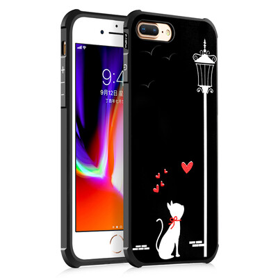 

Goowiiz Fashion Phone Case For Iphone 7 Plus8 Plus Luxury 3D Cute Cartoon Slim Full Soft Silicone Prevent falling