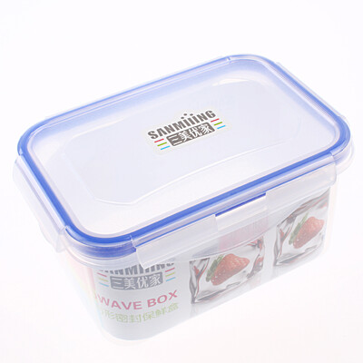 

Three US excellent home microwave food box lunch box 3618 color random