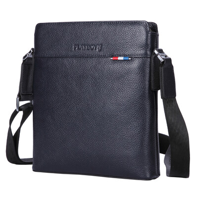 

Playboy плейбой моды случайные мужские первый слой кожи плеча сумку бизнеса плечо сумка голубой PBG8355-4L