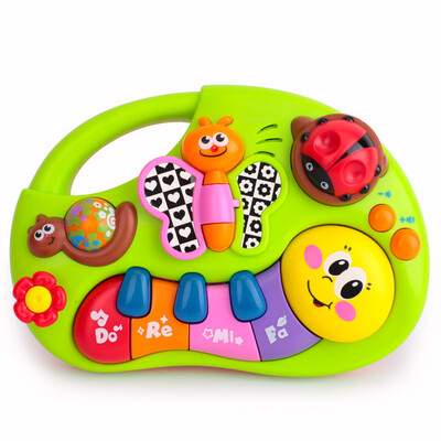 

HUILE TOYS 927 Baby Toys Learning Machine Toy with Lights & Music & Learning Stories Toy Musical Instrument for Toddler 6 month