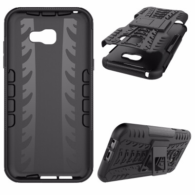 

Goowiiz Phone Case For Samsung Galaxy A3 2017A5 2017A7 2017 Armor Tire Texture Rugged Protection PCTPU Silicone