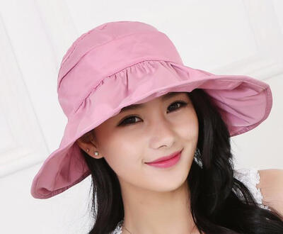 

Hats along the beach Ms Summer visor mothproof outdoor collapsible sun hat