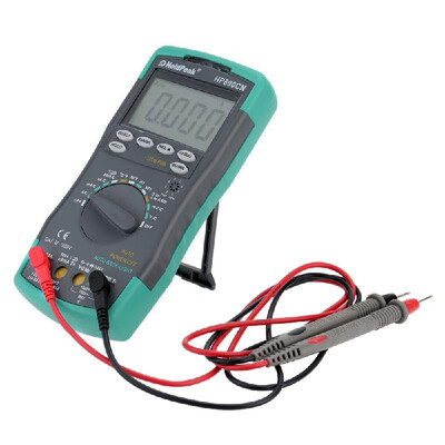 

NCV Detector DC AC Voltage Current Meter Resistance Diode Capaticance Tester Temperature Meaurement Auto Range HoldPeak HP-890CN L