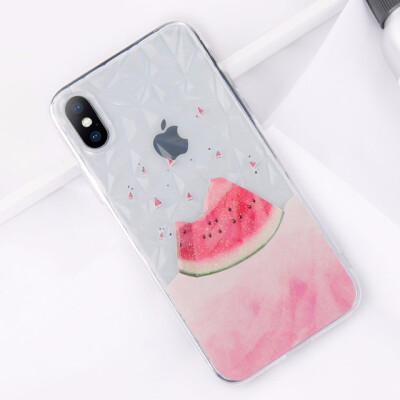 

Cartoon 3D White Clouds Phone Case For iPhone 6 7 8 plus X