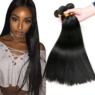 

CLAROLAIR Hair 3pc Wholesale Virgin Unprocessed Hair Straight Unprocessed Virgin Brazilian Hair Straight Brazilian Tangle Free Str