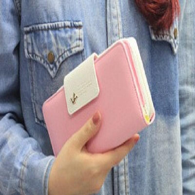 

Vogue Star 2018 Women Brand Wallets Famous Designer PU Leather Purses Multi Colors Women Wallets Hot selling YK40-21