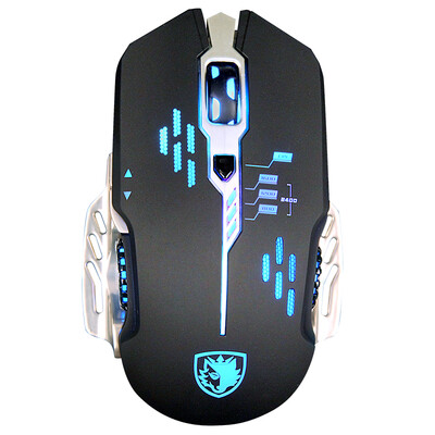 

Sades Sades flash wing glare breathing light game mouse black power mouse