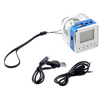

мини - спикер жк - высокое качество музыки MP3 / 4 игрока TF карты USB FM радио "