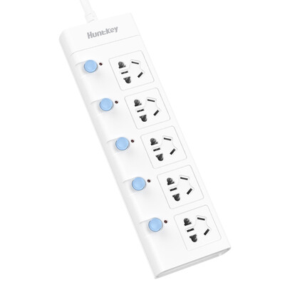 

Huntkey White 5 5 м 3 м независимая коммутационная розетка / штепсельная вилка / вставка / штепсельная плата