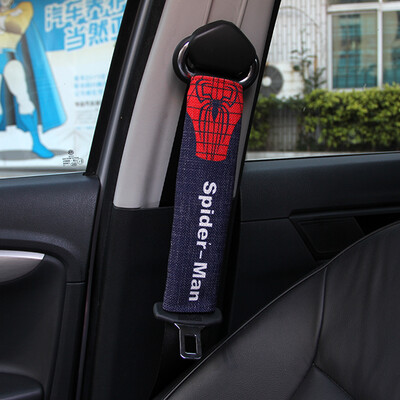 

Di Galen car seat belt shoulder cover cute cartoon car interior decoration street fashion car supplies a single package - Spiderman