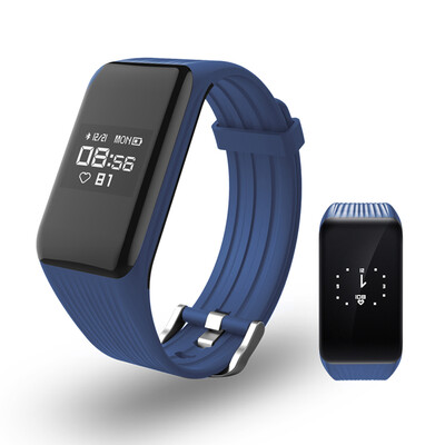 

Fitness Tracker Watch Wireless Smart Bracelet with Continuous Heart Rate Monitor Bluetooth Wristband Pedometer