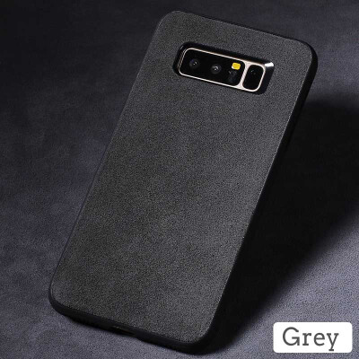 

Genuine Leather Phone Case For Samsung Note 8 Suede leather Back Cover For S7 S8 Plus Cases