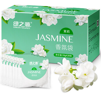 

Green Source 20 Pack Jasmine Fragrance Bag Aromatherapy Deodorant Wardrobe Toilet Car Deodorant Sachet Sachet Bag Solid Fragrance