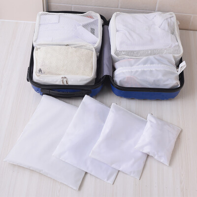 

Baotou Park bicoy travel bag bag underwear storage bag finishing bag 8 sets simple 3 portable 4 shoes 1 pure white