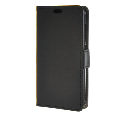 

MOONCASE Простой стиль кожаный бумажник флип карты отойти чехол для Huawei Ascend Y520 Черный
