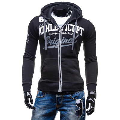 

Zogaa New Fashion Men's Long Sleeve Hoodie Sweatshirt Cotton Blend Pure