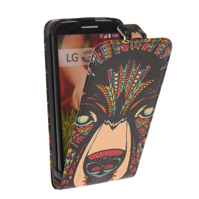 

MOONCASE Animals style Leather Bottom Flip Pouch Case Cover for LG G2 Mini