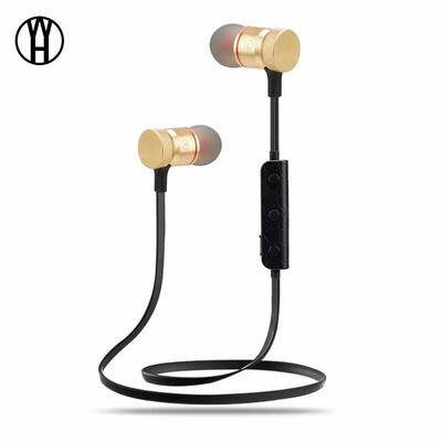 

WH M90 Bluetooth Спортивный наушник магнитные стерео мини-наушники металл ухо висит музыка беспроводная гарнитура для телефона