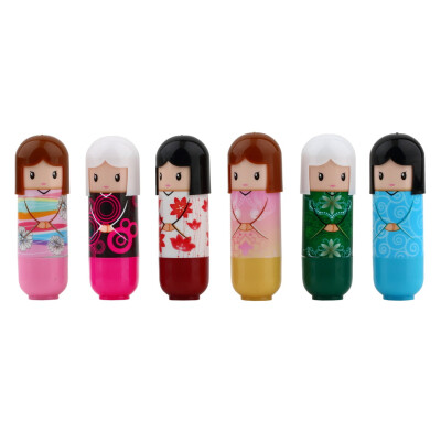 

Cute Lovely Kimono doll Pattern colorful Girl Lip Lipstick present