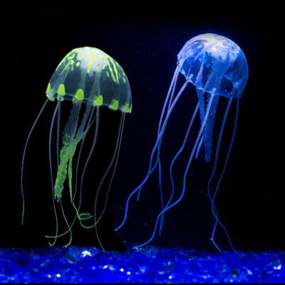 

Artificial Glowing Effect Fish Tank Decoration Aquarium Jellyfish Ornaments