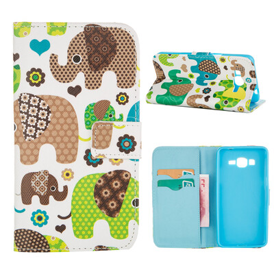 

MOONCASE ЧЕХОЛ ДЛЯ Samsung Galaxy Grand Prime G530 Flip Leather Foldable Stand Feature [Pattern series] /a21