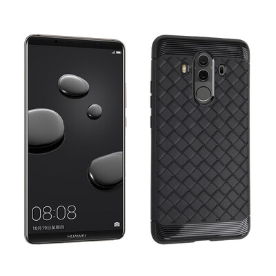 

Goowiiz Luxury Phone Case For Huawei Mate 10Mate 10 Pro Ultra Thin Ventilation Grid Weave Soft Anti fall Full Protective