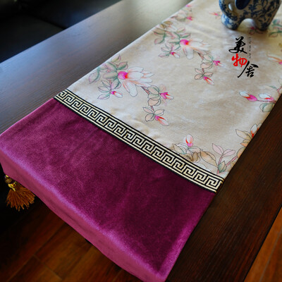 

Freeshipping Traditional Magnolia Embroidery Heat Insulation Dining Table Mat Placemat Disc Bowl Coaster Waterproof Slip-resistant