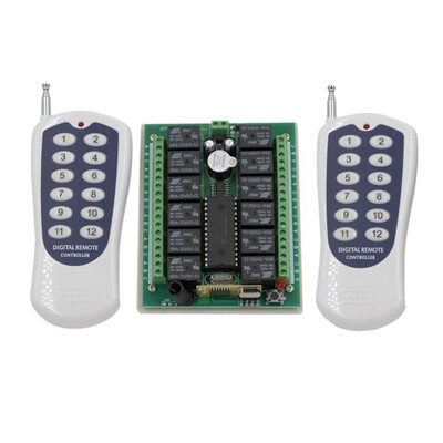 

MITI smart house lighting control switch,DC 12V 7A 12CH RF 3000m Wireless Remote Control Switch For Smart/Intelligent Home light