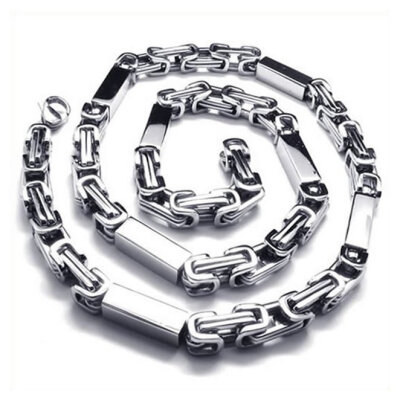 

Hpolw Wholesale New High Quality Classic Jewelry 925 Sterling Silver Stainless Steel 316L Bicycle Mens Chain Necklace