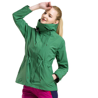 

Womens Mountain Waterproof Jacket Windproof Rain Jacket Outdoor climbing hiking windproof thin section casual clothes