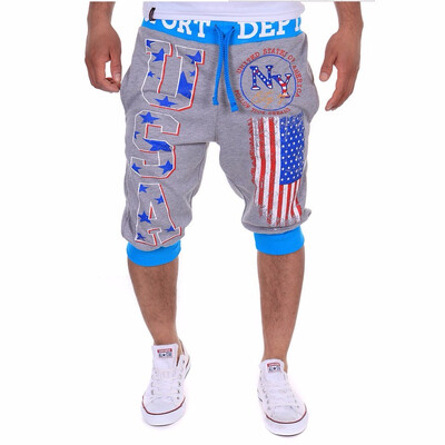 

HotMens Brand Fashion Printing PantsOutdoor Fitness PantsFashion Cotton Casual Pants