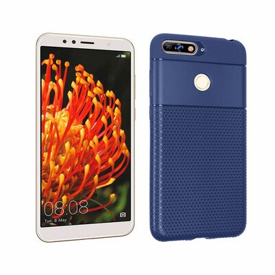 

Goowiiz Phone Case For Huawei P20 LiteMate 10 Lite Fashion Triangular texture Soft Silicone Prevent falling
