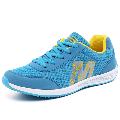 

Spring 2018 new sports shoes female mesh running shoes breathable womens soft bottom non-slip running shoes