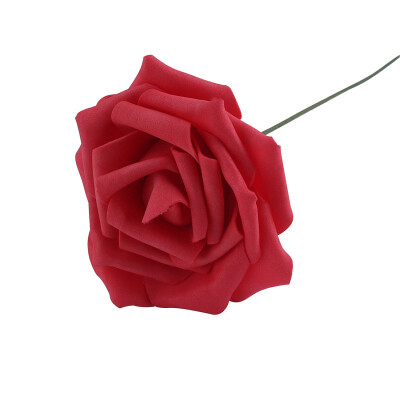 

NicerDIcer New Artificial Foam Rose Bouquet Floral Flowers Bridal Wedding Decor 7cm