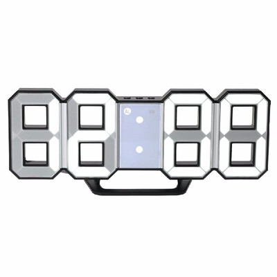 

Multifunctional Large LED Digital Wall Clock 12H24H Time Display With Alarm And Snooze Function Adjustable Luminance