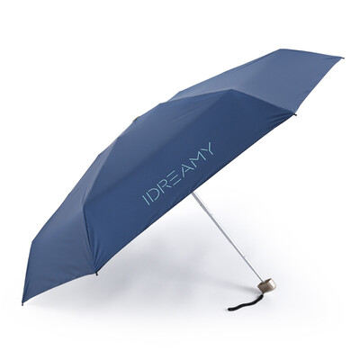 

IDREAMY vinyl mini ultralight compact sun umbrella female sunscreen rain dual-use 50 percent parasol pocket mobile phone umbrella 32516 blue