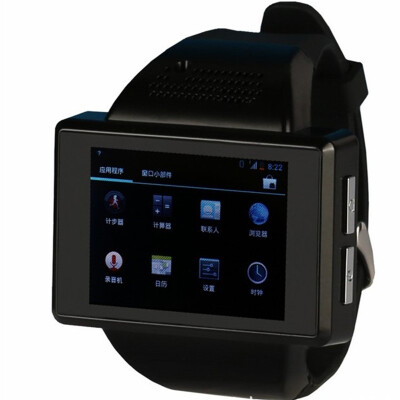 

High end hot Bluetooth camera WiFi smart watch Smart Watch Phone Quadband Android 41 MTK6515 Dual Core 512MB GPS Smartwatch