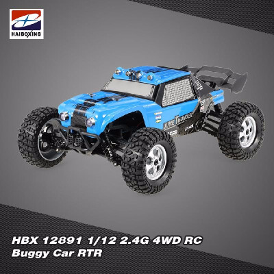 

HBX 12891 112 24G 4WD Waterproof Desert Truck Off-Road Buggy RTR RC Car with LED Lights