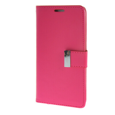 

MOONCASE чехол для Samsung Galaxy A7 Flip Leather Wallet Card Slot Bracket Back Cover Hot pink