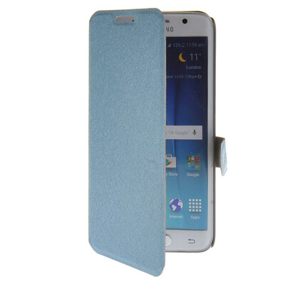 

MOONCASE Ultra thin matte surface Leather Wallet Flip Holster Pouch Stand Back чехол для Samsung Galaxy S6 Edge Black