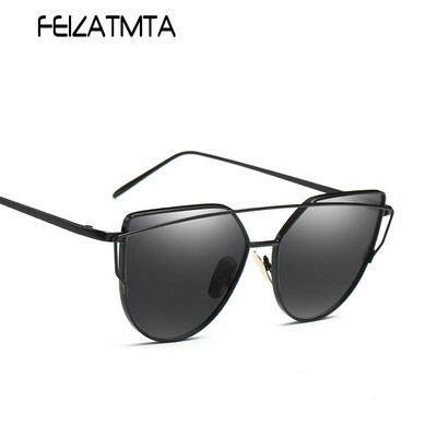 

FEIZATMTA Новый бренд Cat Eye Солнцезащитные очки для женщин Очки для зрения Солнцезащитные очки Gradient Fashion Female Vintage oculos de sol feminino UV400