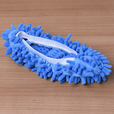 

Cntomlv 1 Pcs Multifunctional Chenille Micro Fiber Shoe Covers Clean Slippers Lazy Drag Shoe Mop Caps Household Tools 5 Colors