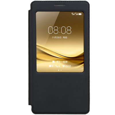 

Freeson Windows Holder Smart Sleeve Case Phone Case for Huawei Mate 8 Gold