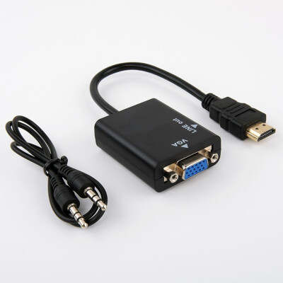 

HDMI to VGA Adapter for PS4 Pro Raspberry Pi 3 2 Chromebook TV HDMI VGA Cable Digital Analog Audio VGA to HDMI Converter