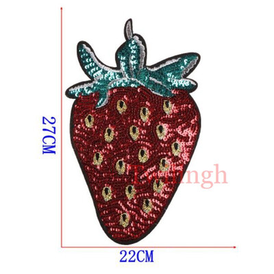 

1Pcs Big Patches Brand Shine Sequin 3D Sticker Stickers Wing Rose Embroidery Motif Applique Garment Kids Women DIY Clothes Badge